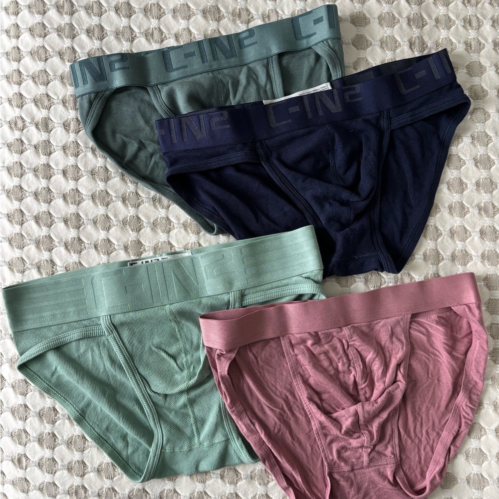 C-IN2 Men's Briefs bundle - Green, Navy, Pink